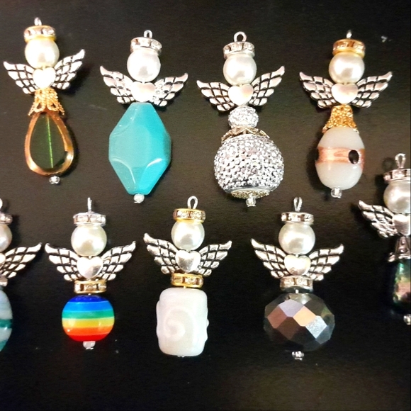 Handmade beaded angel ornaments - Picture 2 of 2